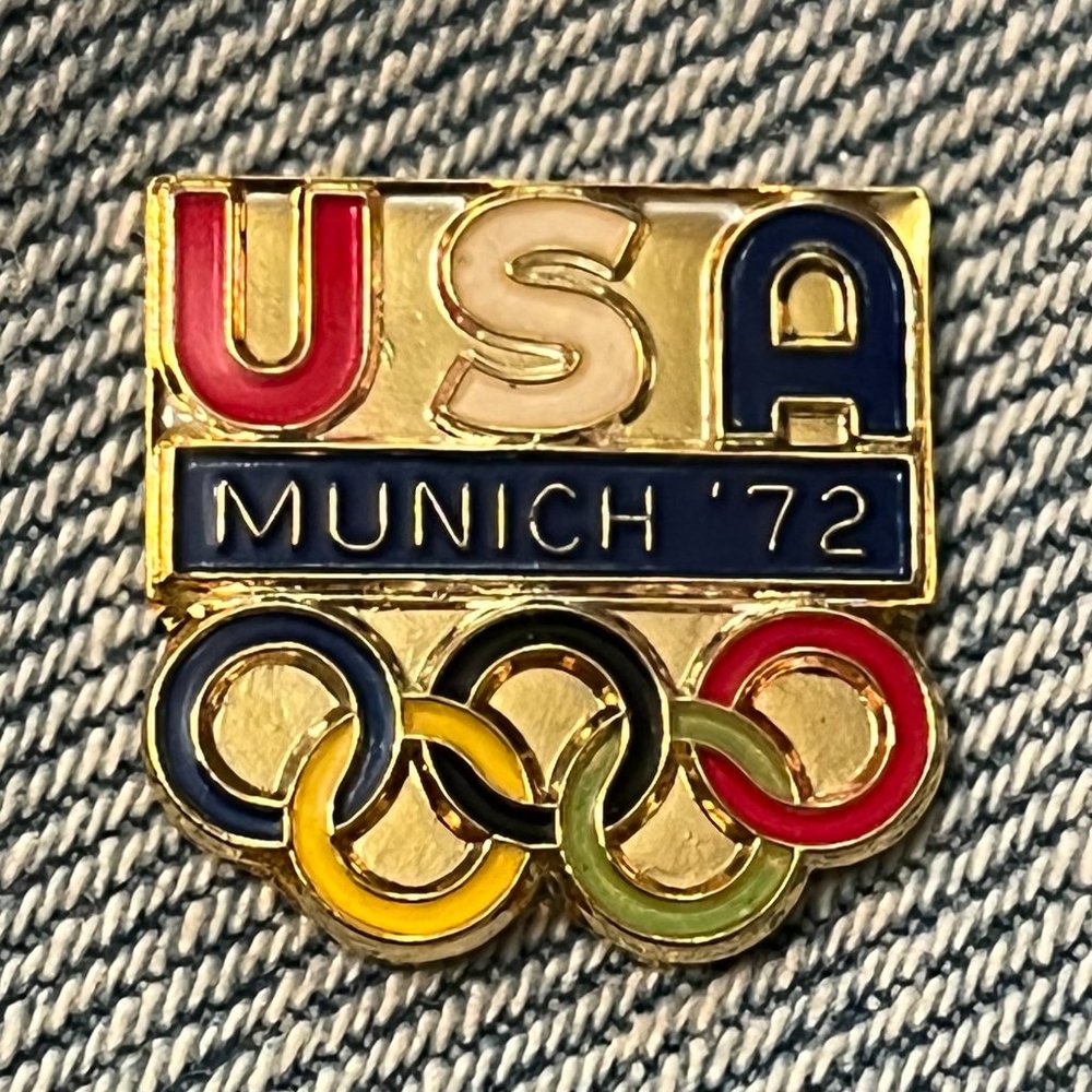 1972 Munich Olympic USA Pin